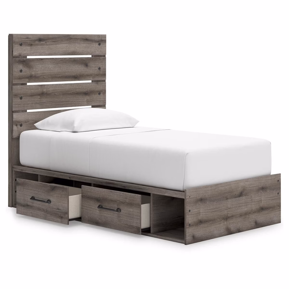 Graystorm Twin Panel Storage Bed - Image 7