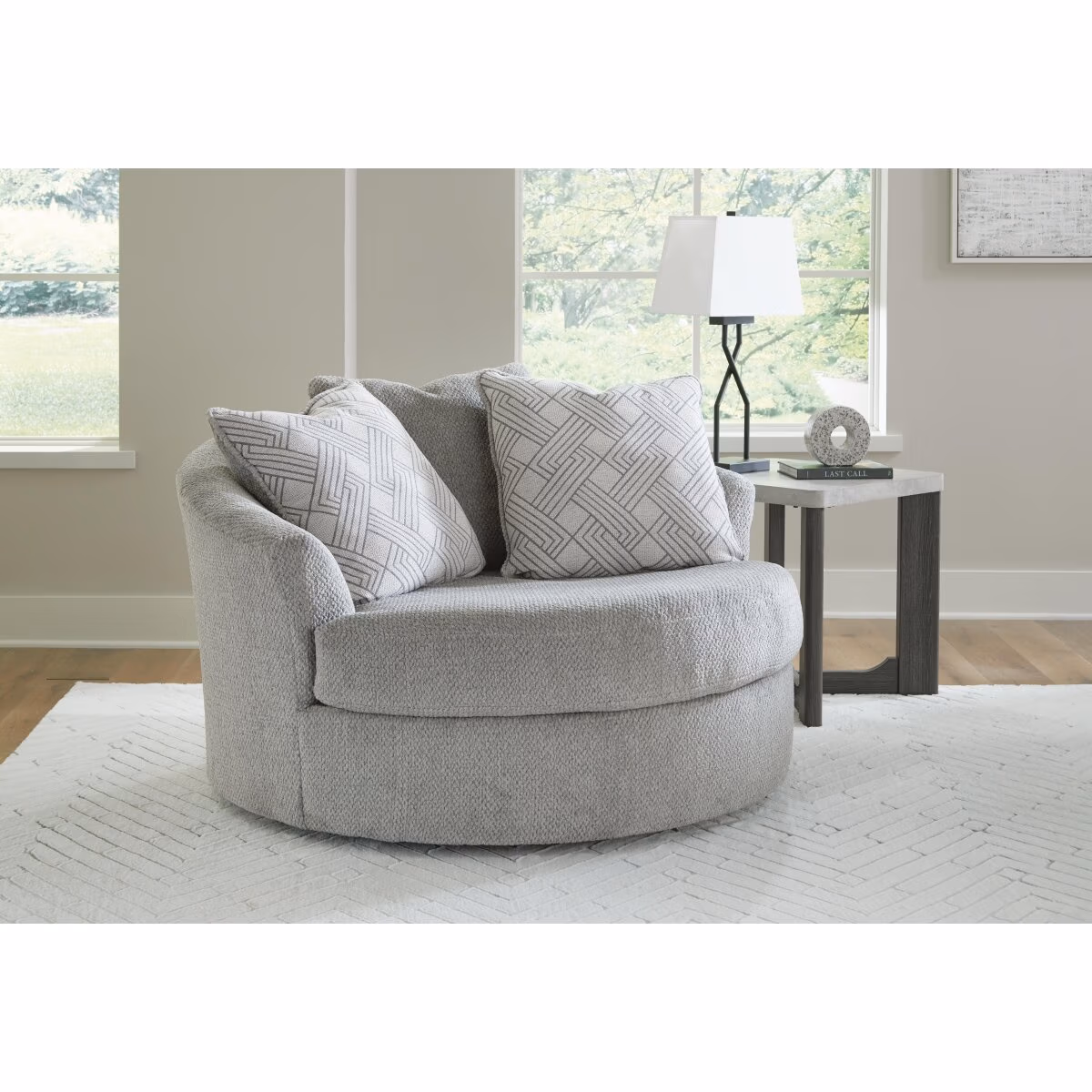 Casselbury Oversized Swivel Accent Chair - Image 3