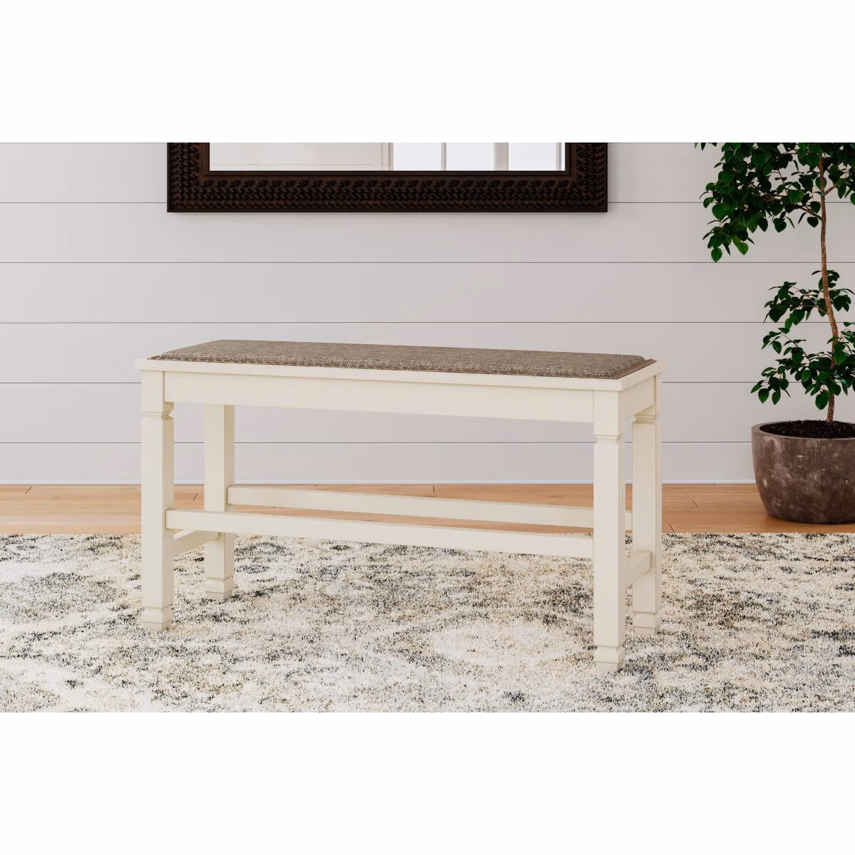 Bolanburg Counter Height Dining Table, 4 Stools, Bench and 2 Display Cabinets - Image 26