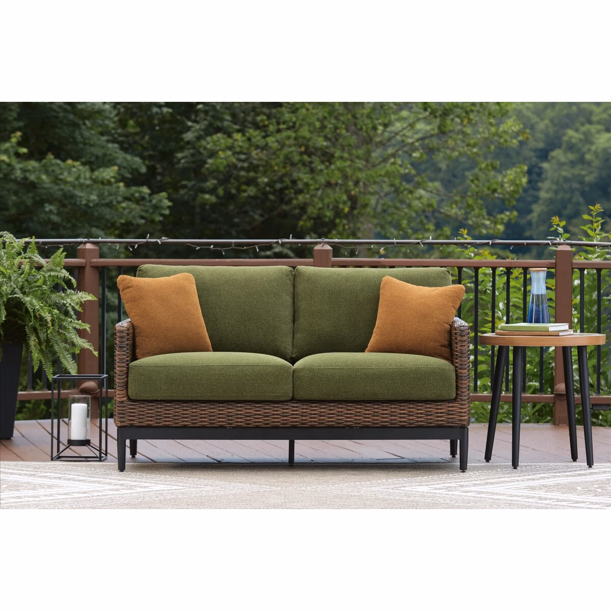 Horizon Hall Outdoor Loveseat with Cushion - Image 3