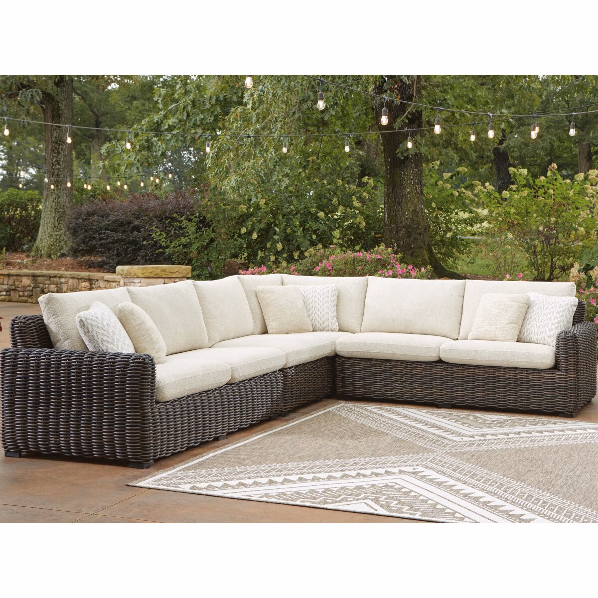 Kimora 4-Piece Outdoor Sectional - Image 3
