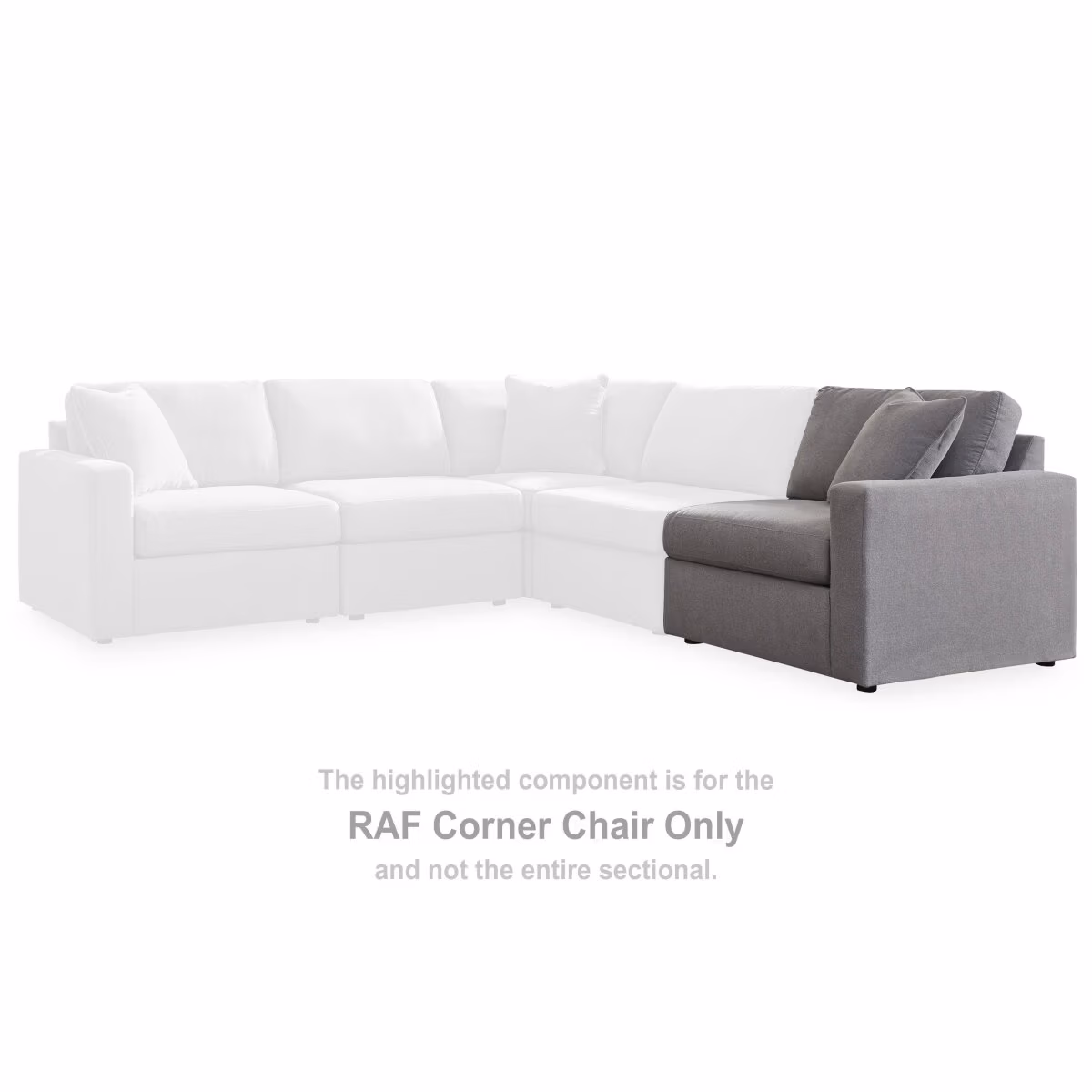 Modmax Right-Arm Facing Corner Chair - Image 3