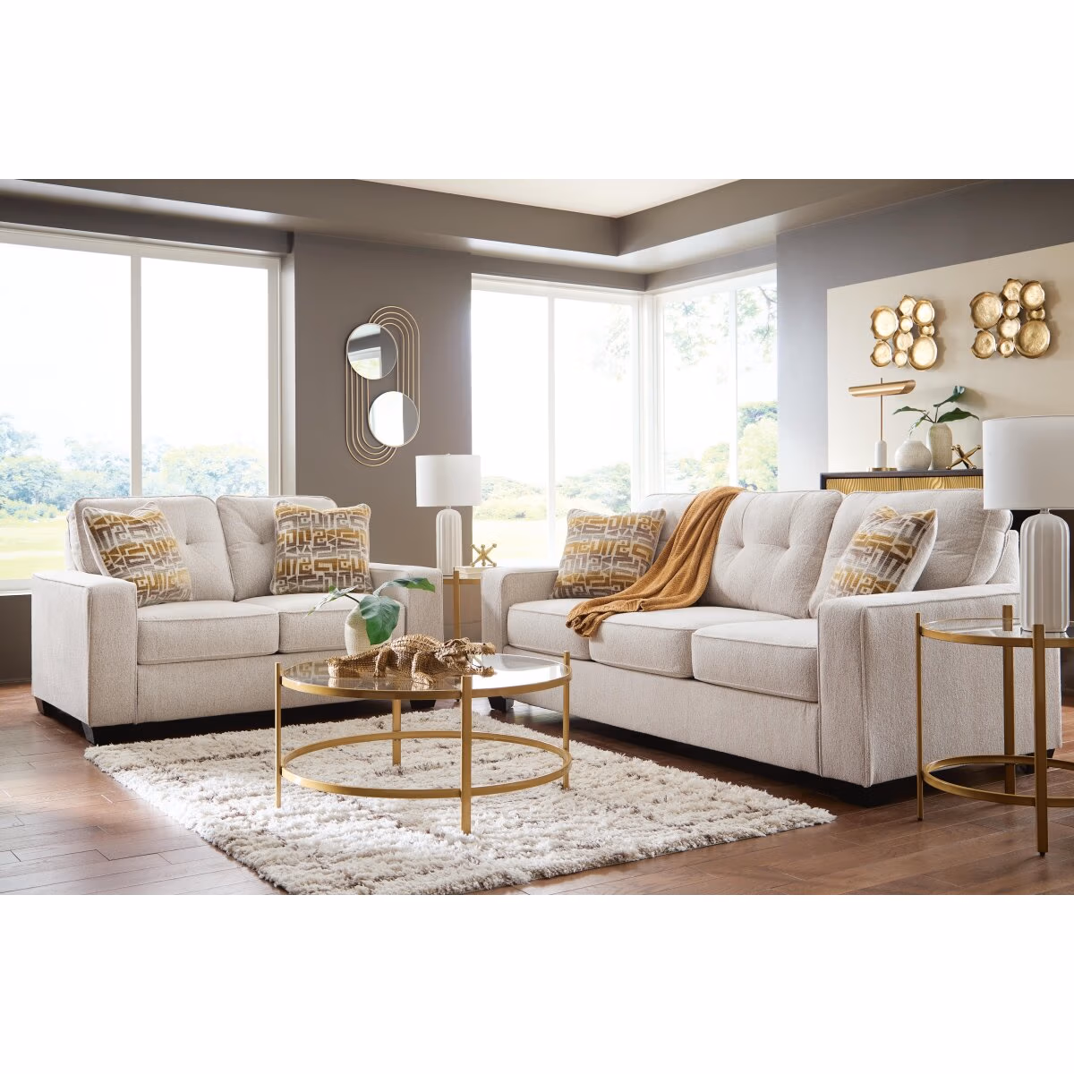 Larimer Sofa and Loveseat - Image 4