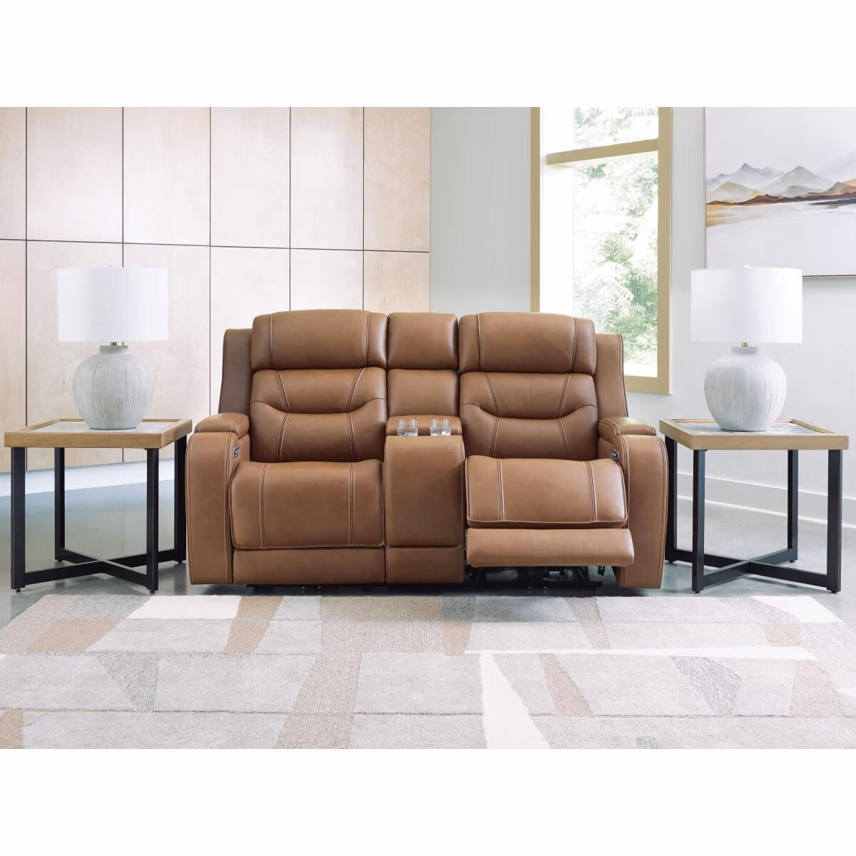 Knightington Power Reclining Loveseat with Audio Seating - Image 7