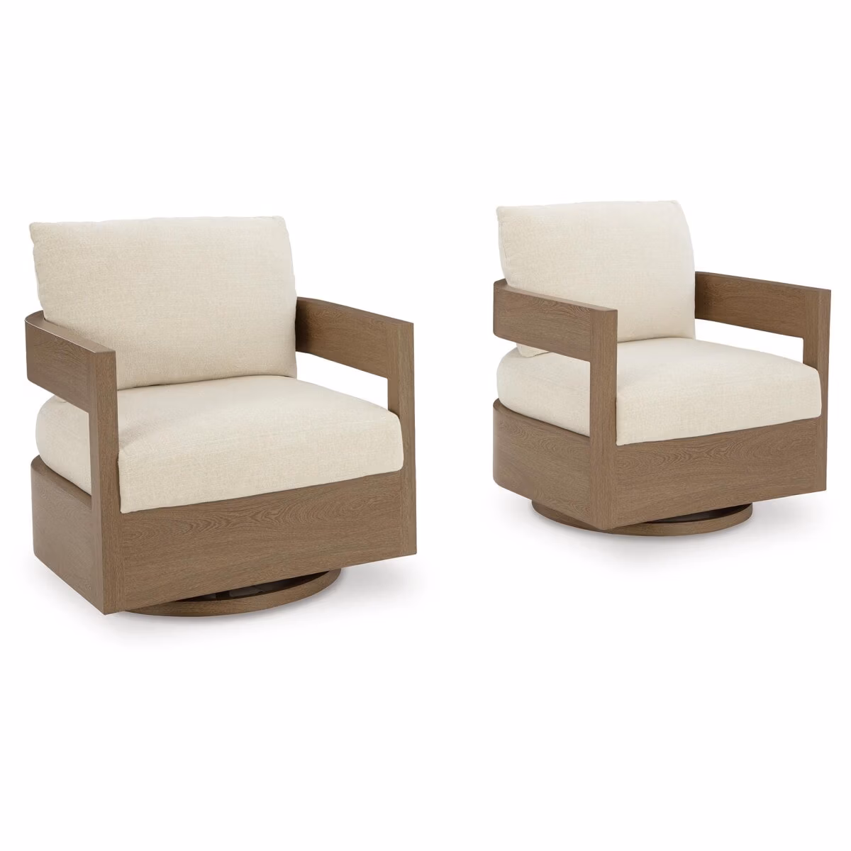Serene Bay Outdoor Swivel Glider Chair with Cushion - Image 4