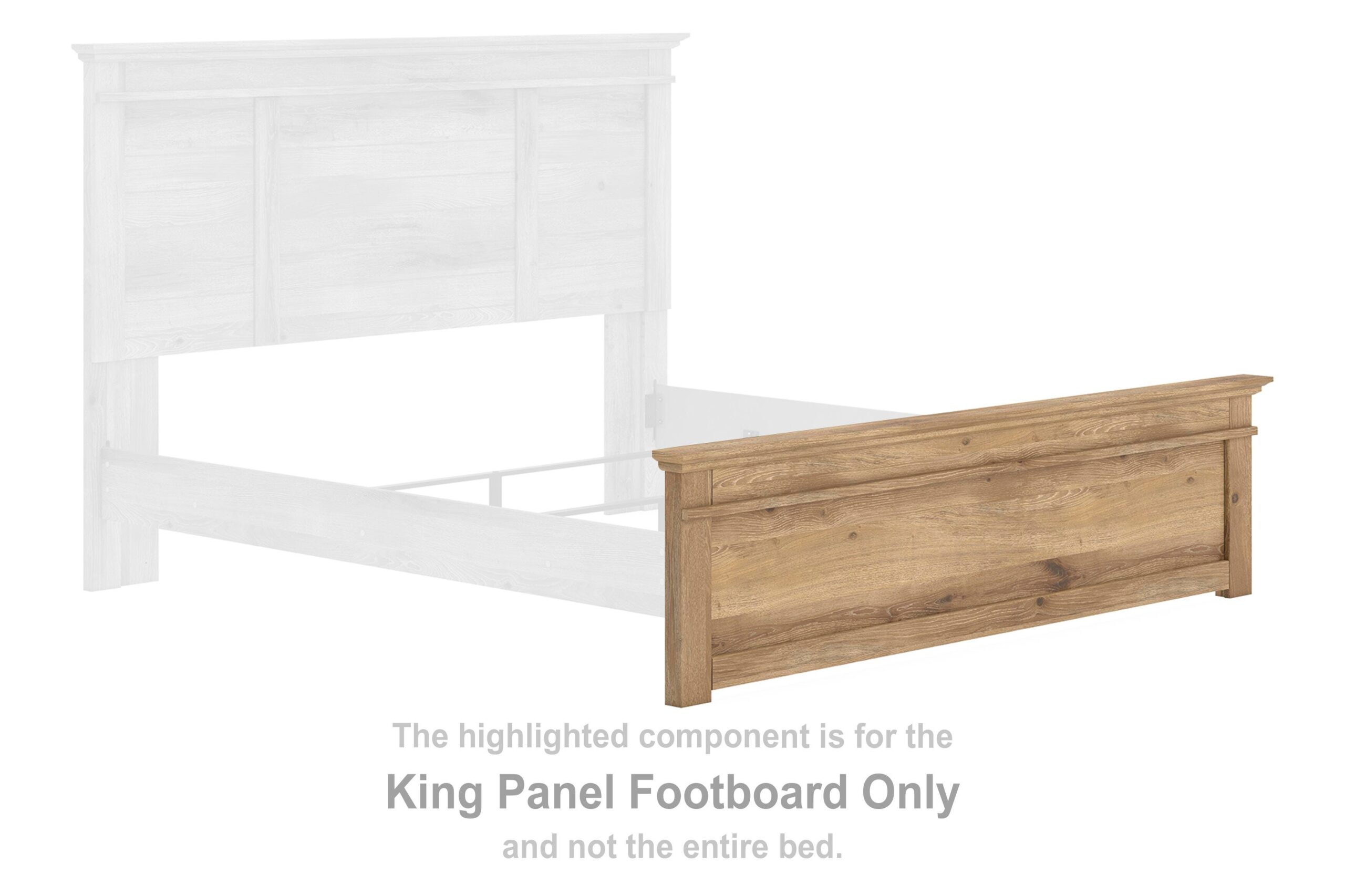 0145631a2d17f9e743536ea90719cac3 Makidern King Panel Footboard - Image 1