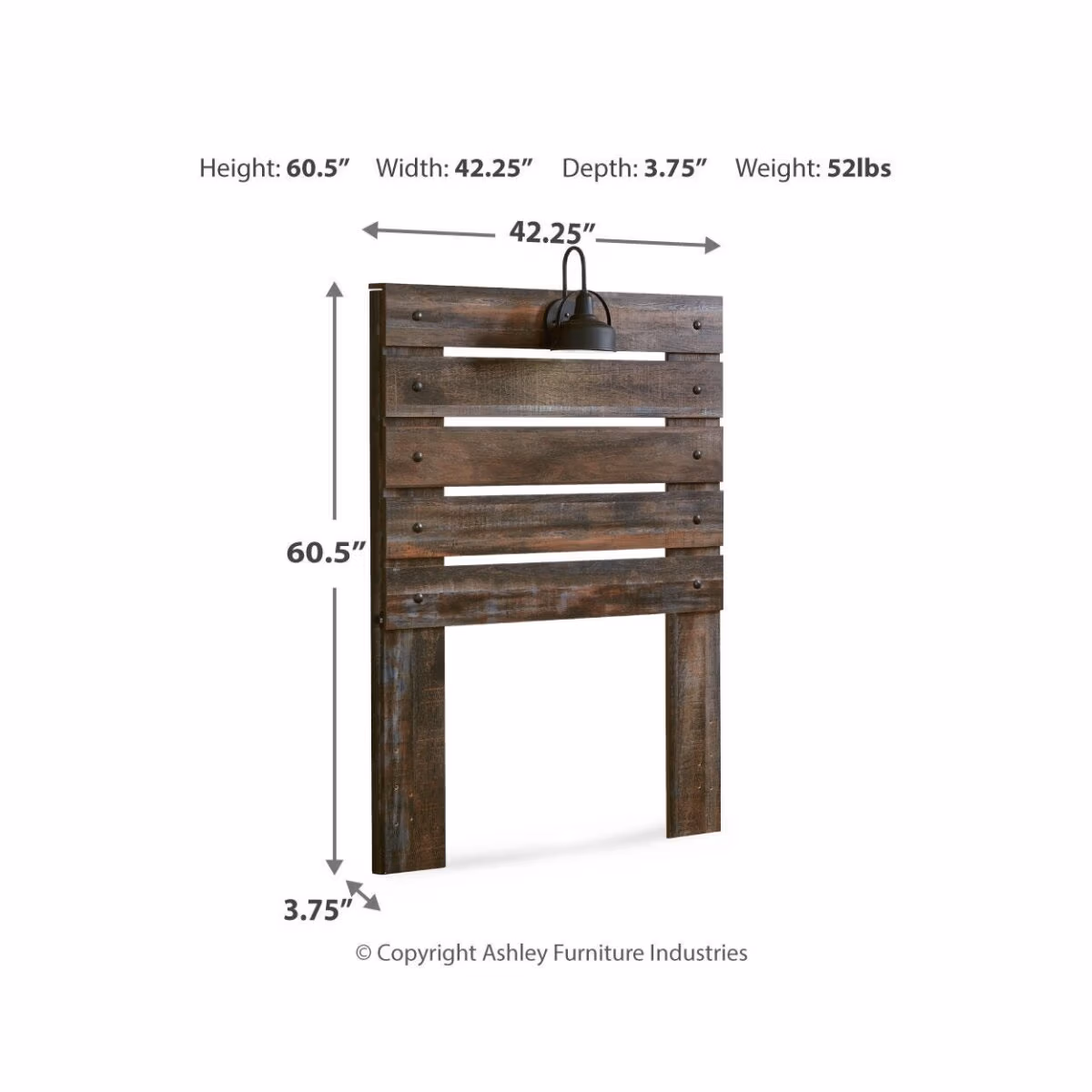 Drystan Twin Panel Headboard - Image 5
