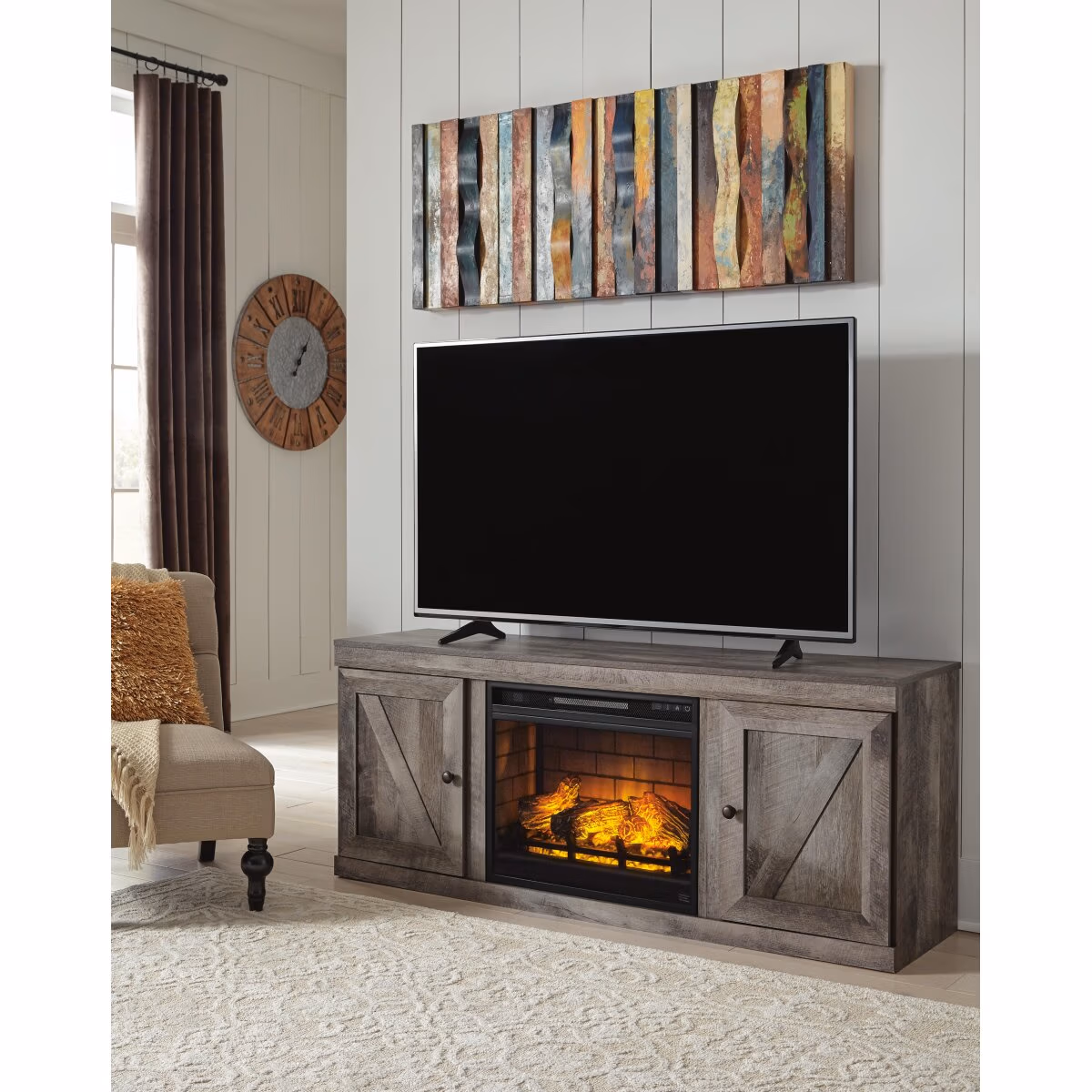 Wynnlow TV Stand with Electric Fireplace - Image 2