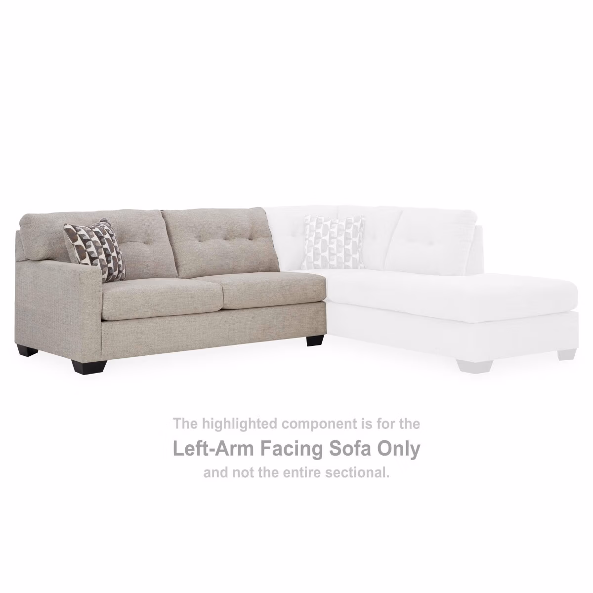 Mahoney Left-Arm Facing Sofa - Image 3