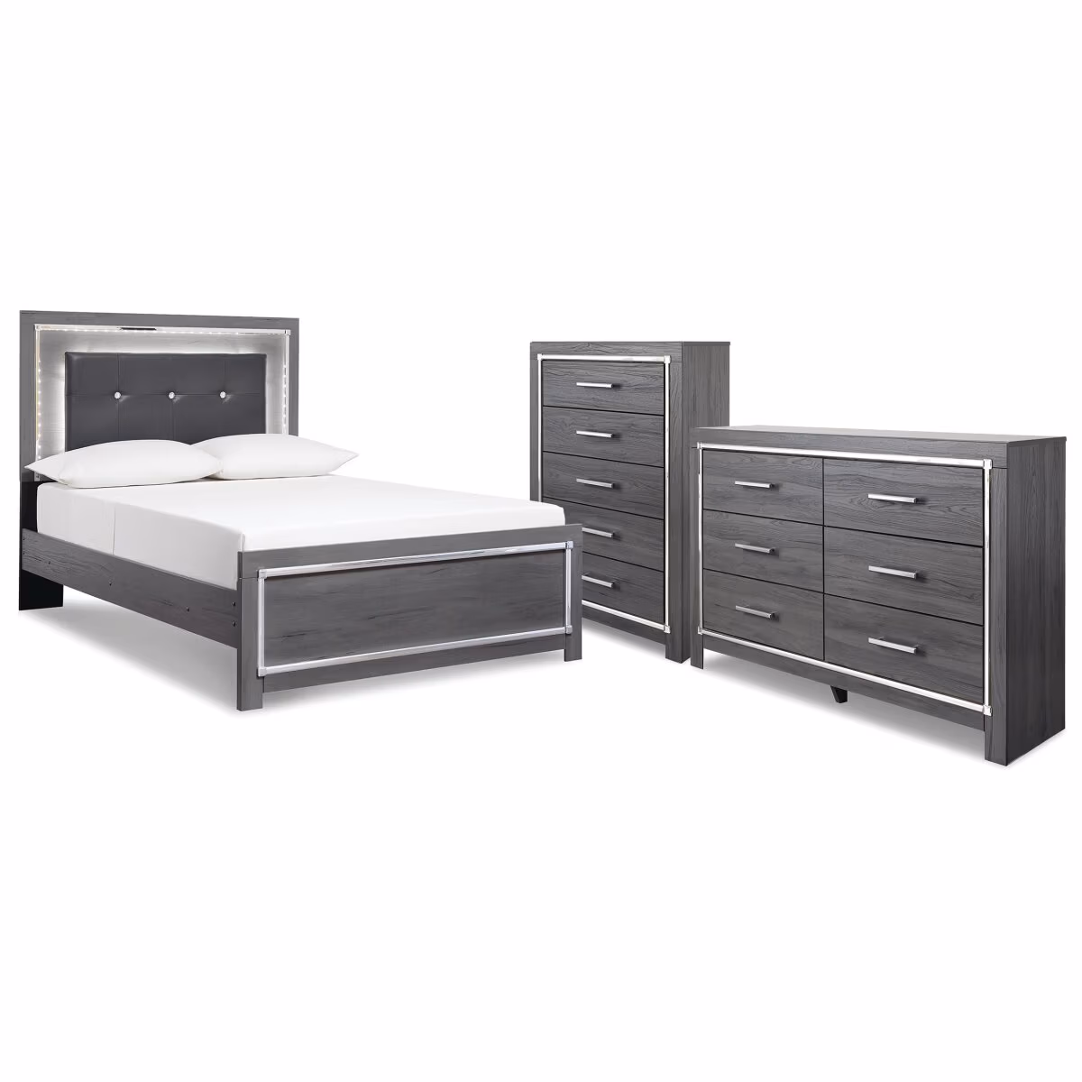 Lodanna Full Panel Bed, Dresser and Chest - Image 2