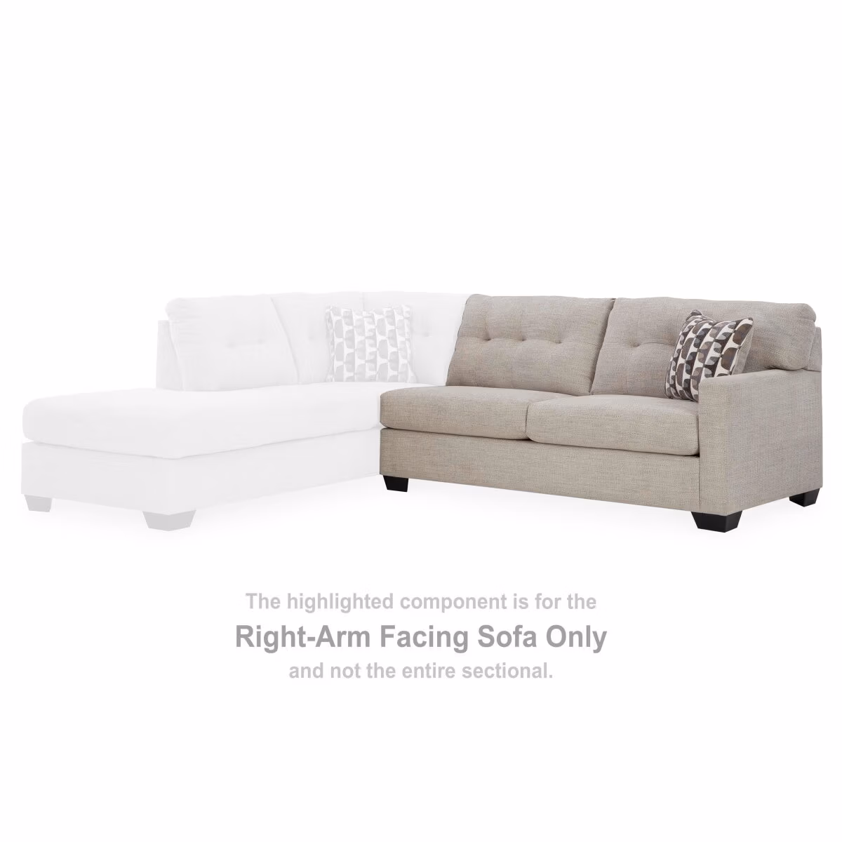 Mahoney Right-Arm Facing Sofa - Image 3