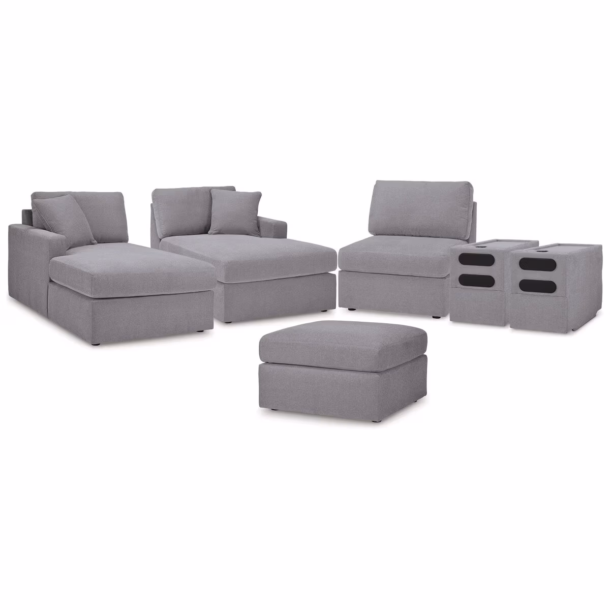 Modmax 5-Piece Sectional and Ottoman - Image 2