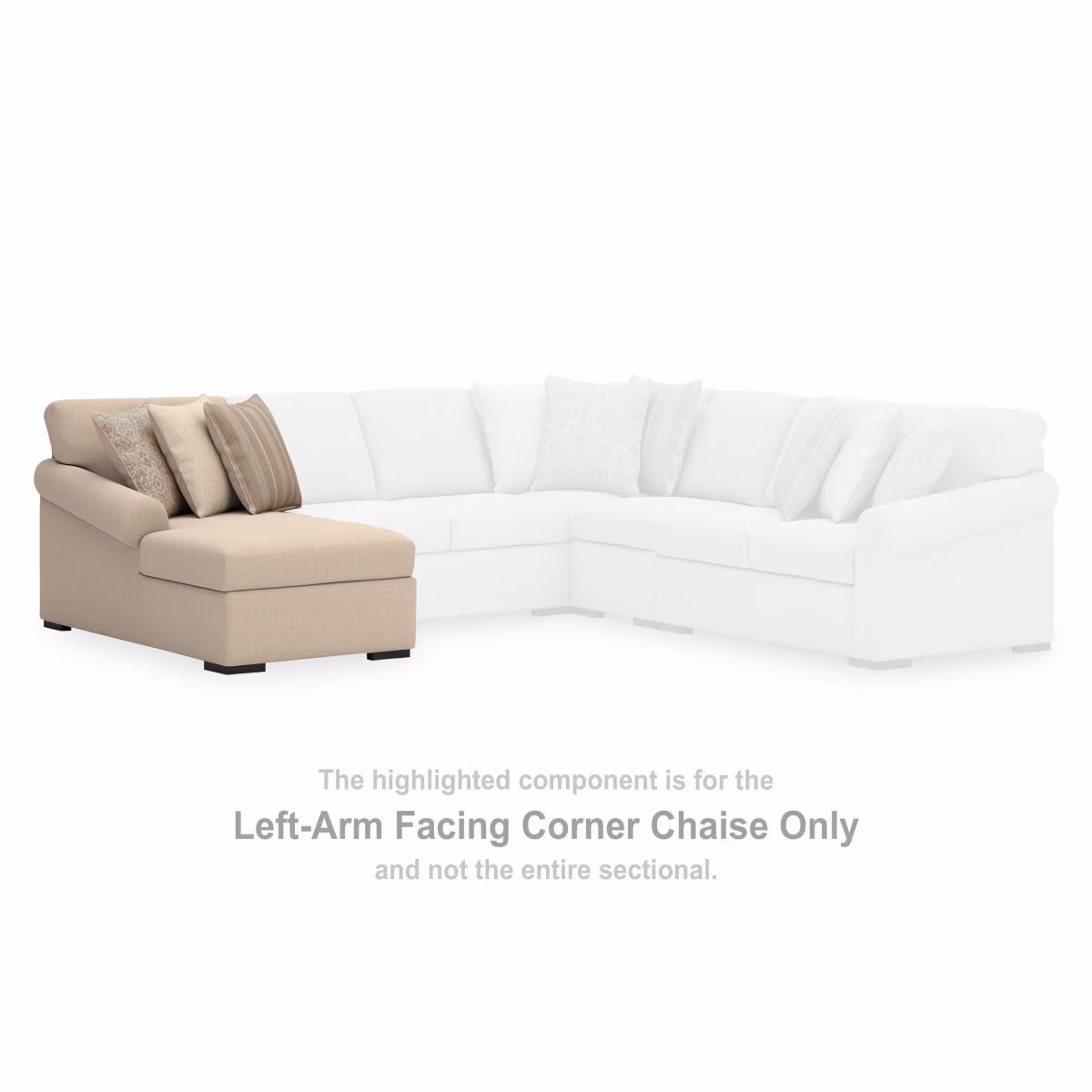 LadyMae Left-Arm Facing Corner Chaise - Image 3