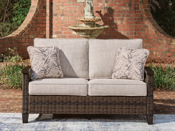 Monterey Point Outdoor Loveseat with Cushion - Image 3