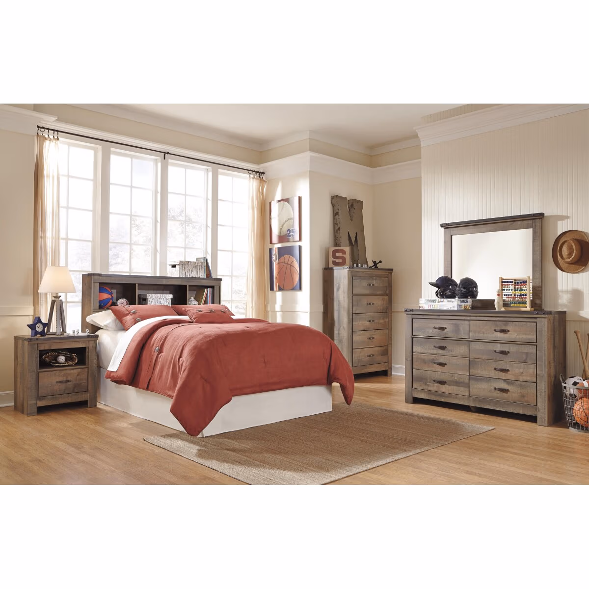 Trinell Full Bookcase Headboard - Image 4