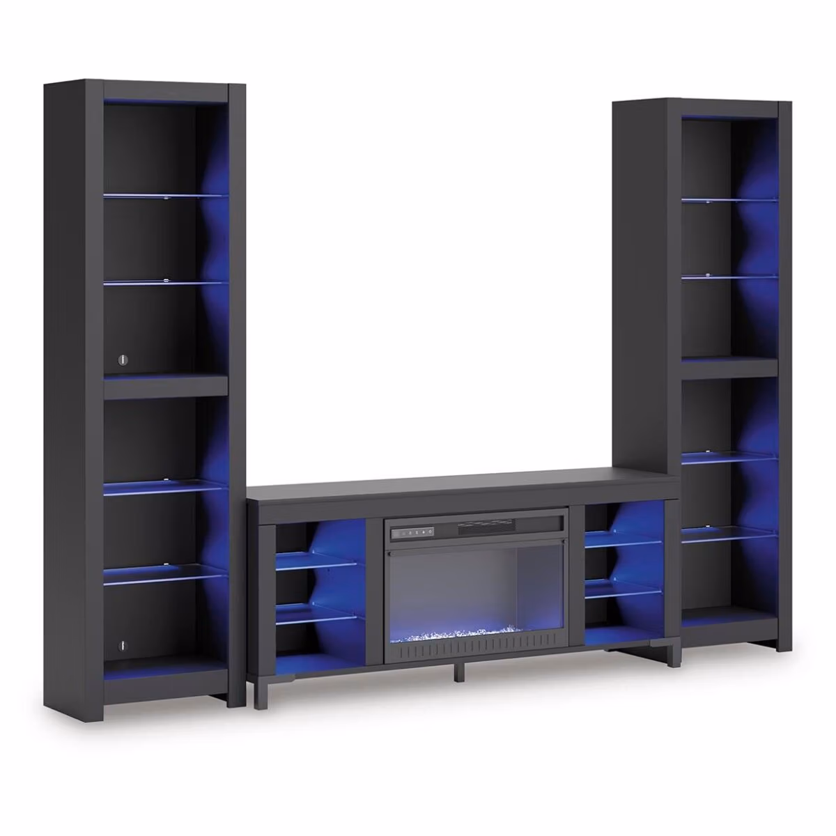 Cayberry 3-Piece Entertainment Center with Electric Fireplace - Image 5