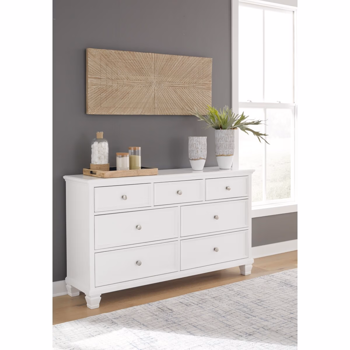Fortman King Panel Bed, Dresser and 2 Nightstands - Image 25