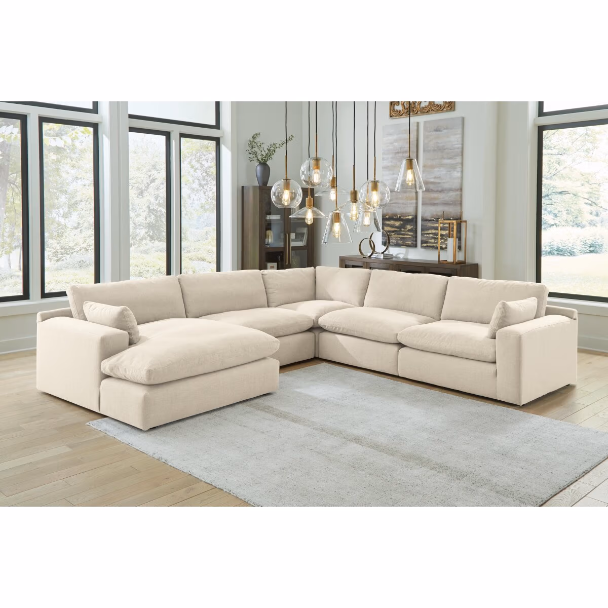 Elyza 5-Piece Sectional with Chaise - Image 3