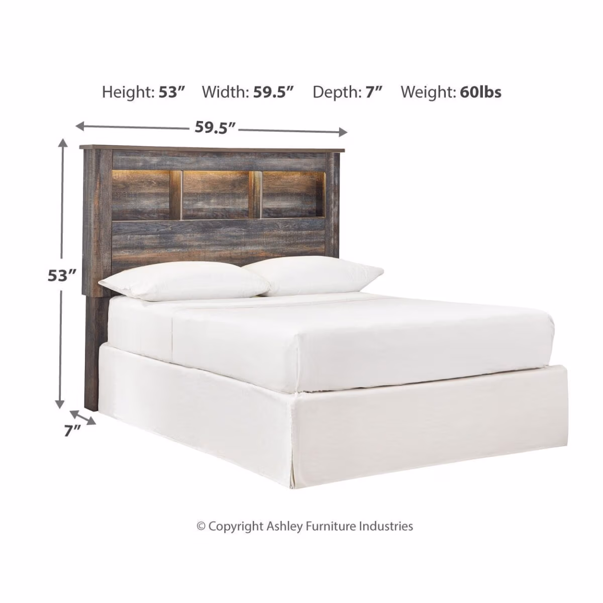Drystan Full Bookcase Headboard - Image 5