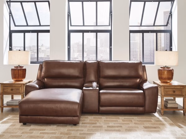 DeepWakes 3-Piece Power Reclining Sectional with Chaise - Image 3