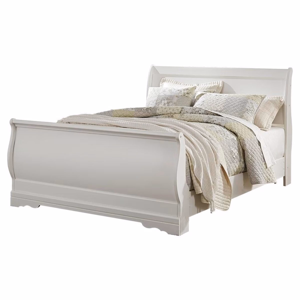 Anarasia Queen Sleigh Bed, Dresser, Mirror and 2 Nightstands - Image 4