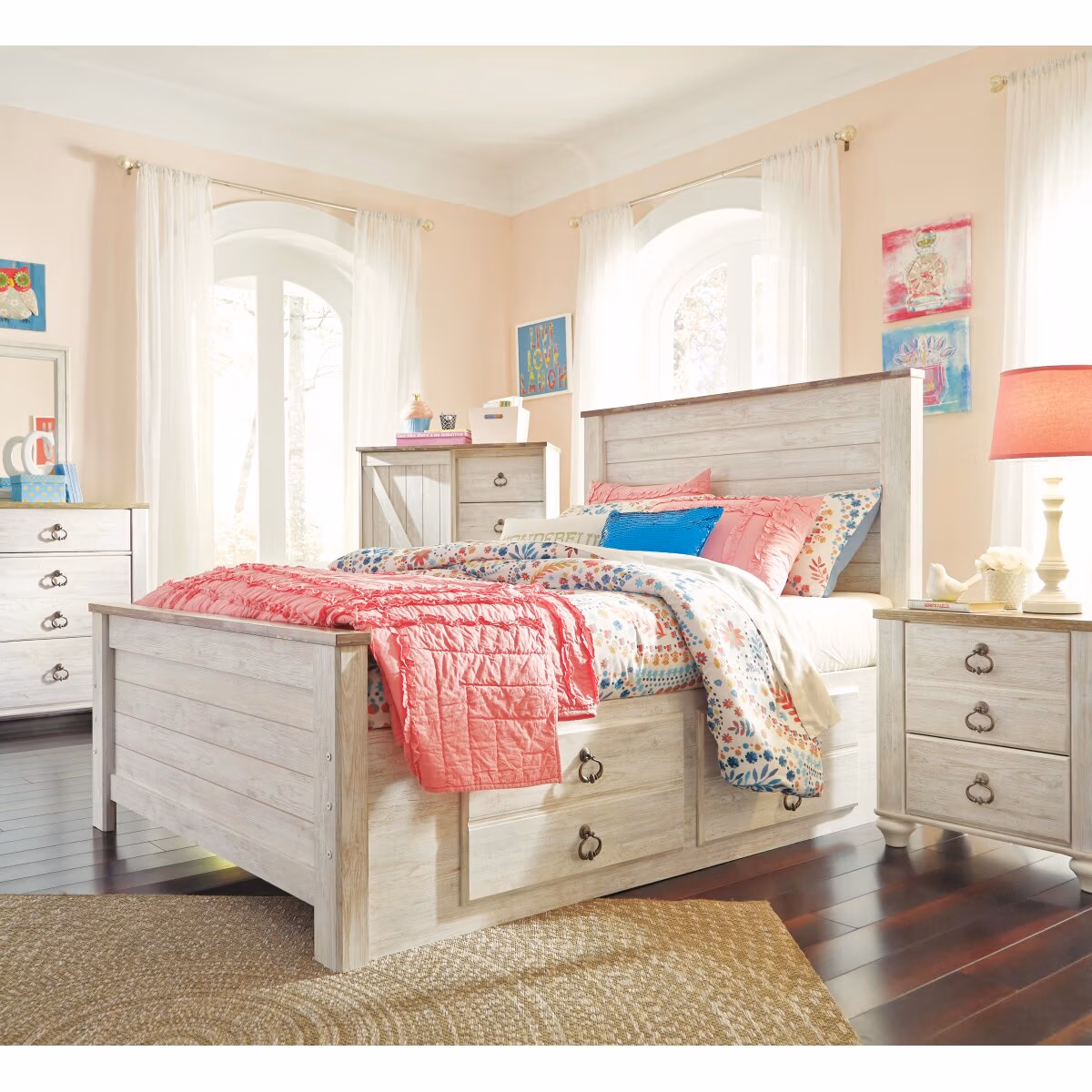 Willowton Full Panel Headboard - Image 3