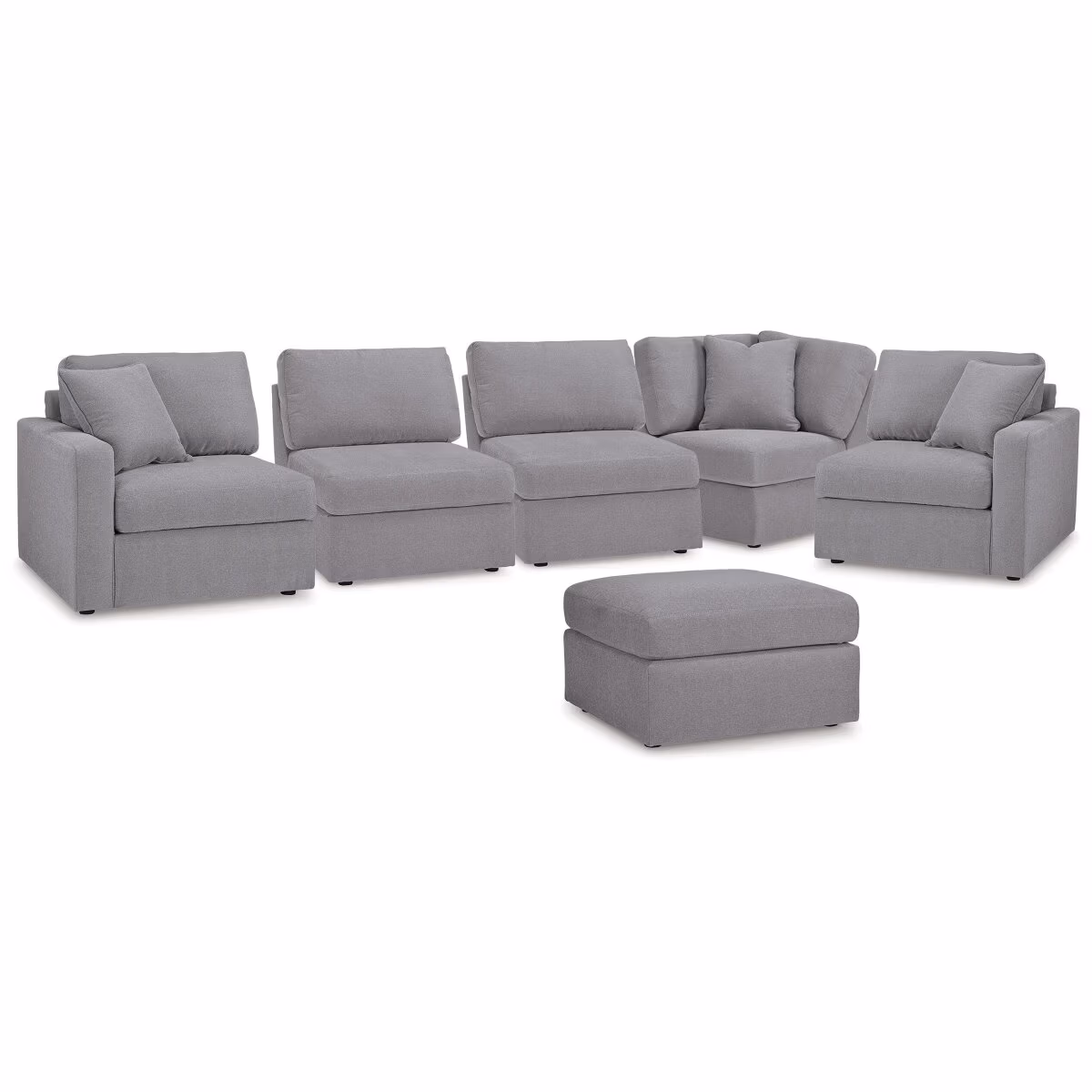 Modmax 5-Piece Sectional and Ottoman - Image 2