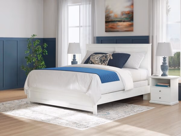 Bostwick Shoals King Panel Bed, Dresser, Mirror and 2 Nightstands - Image 19