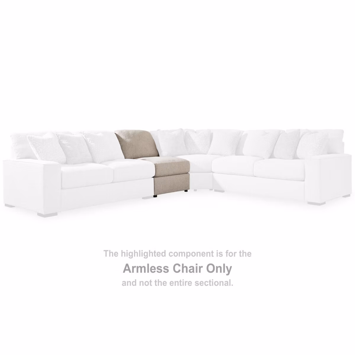 Ballyton Armless Chair - Image 3