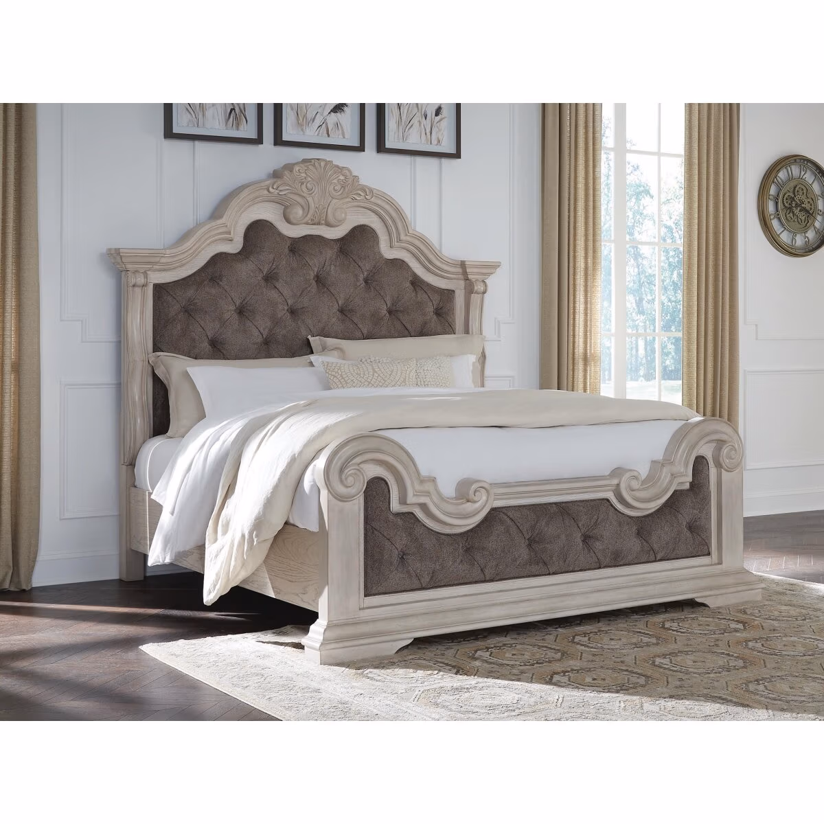 Bruchandi King Upholstered Panel Bed - Image 3