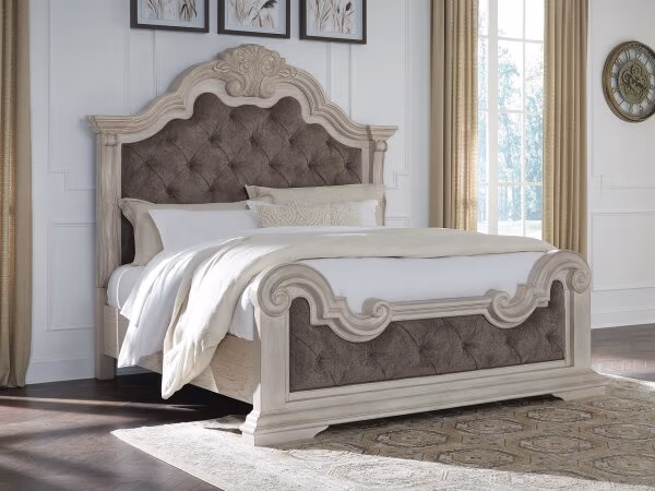 Bruchandi King Upholstered Panel Bed - Image 3