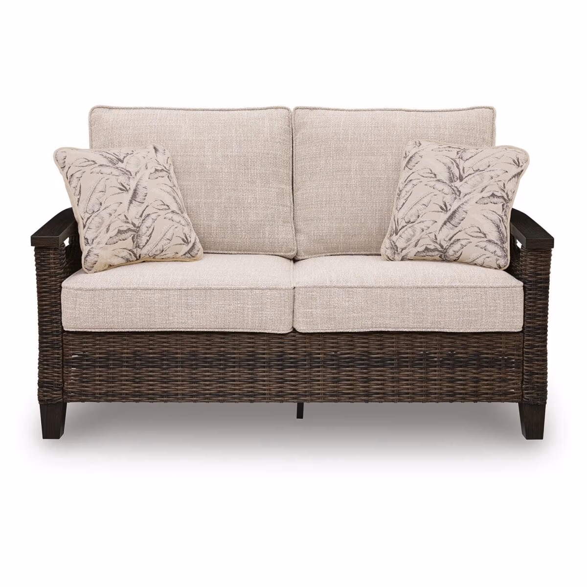 Monterey Point Outdoor Loveseat with Cushion - Image 4