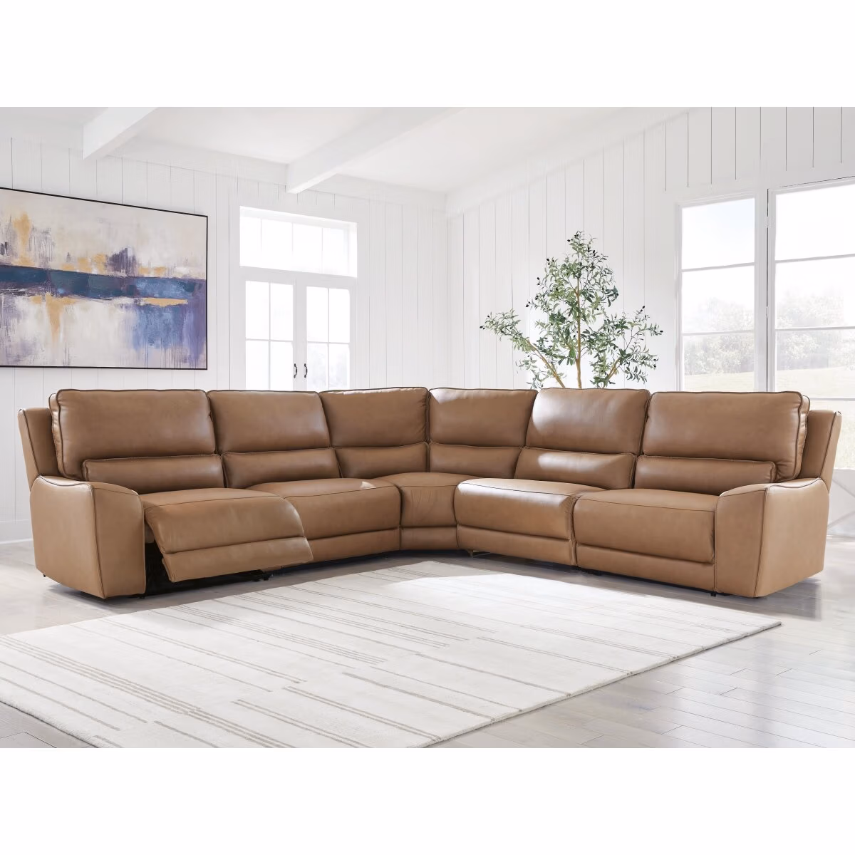 DeepWakes 5-Piece Power Reclining Sectional - Image 5