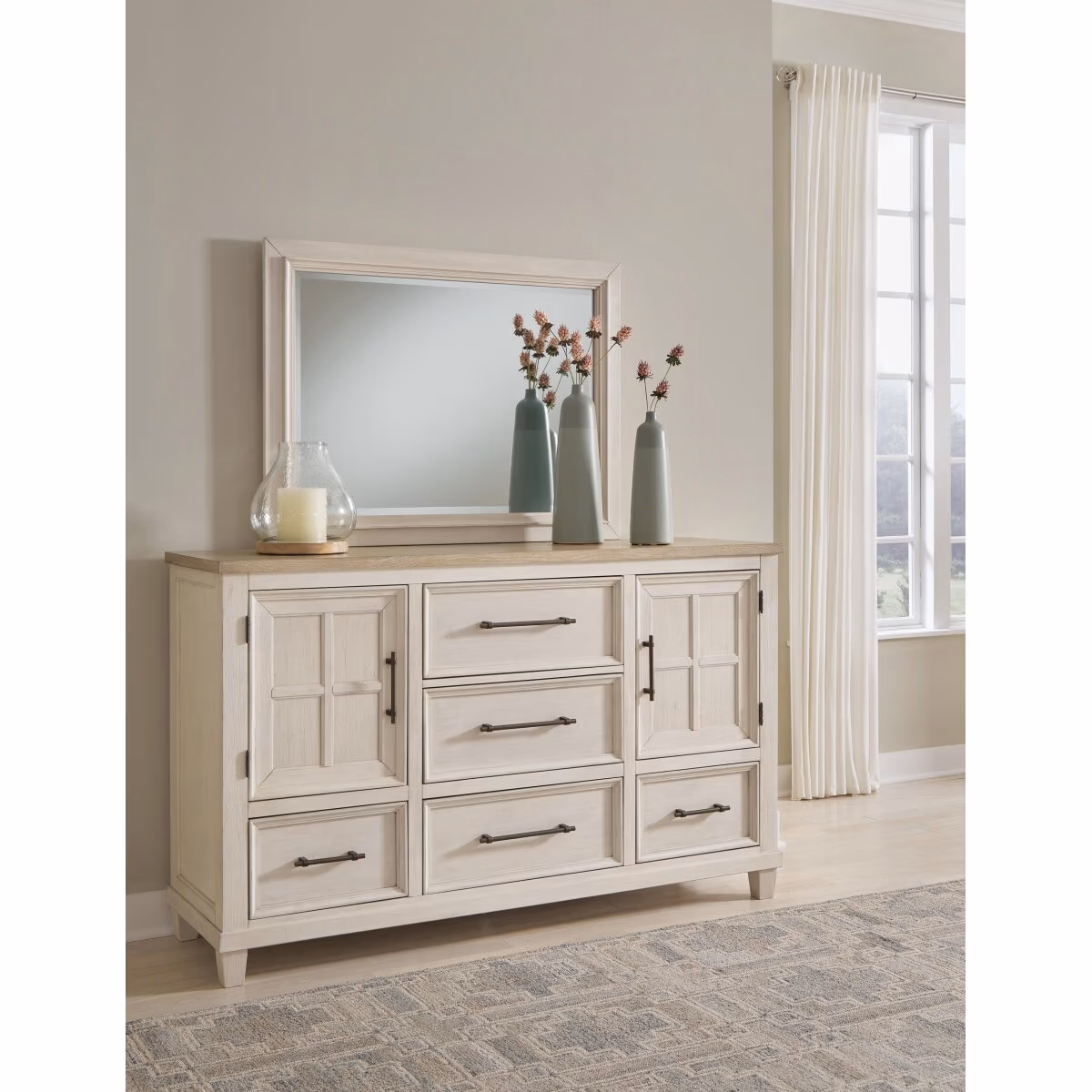 Shaybrock Dresser and Mirror - Image 5