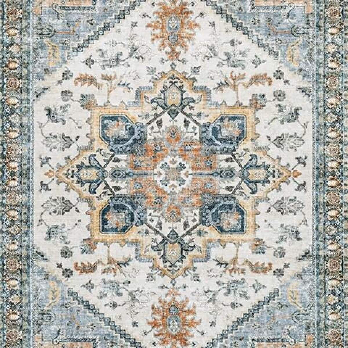 Wallney 5' x 7' Memory Foam Area Rug - Image 6
