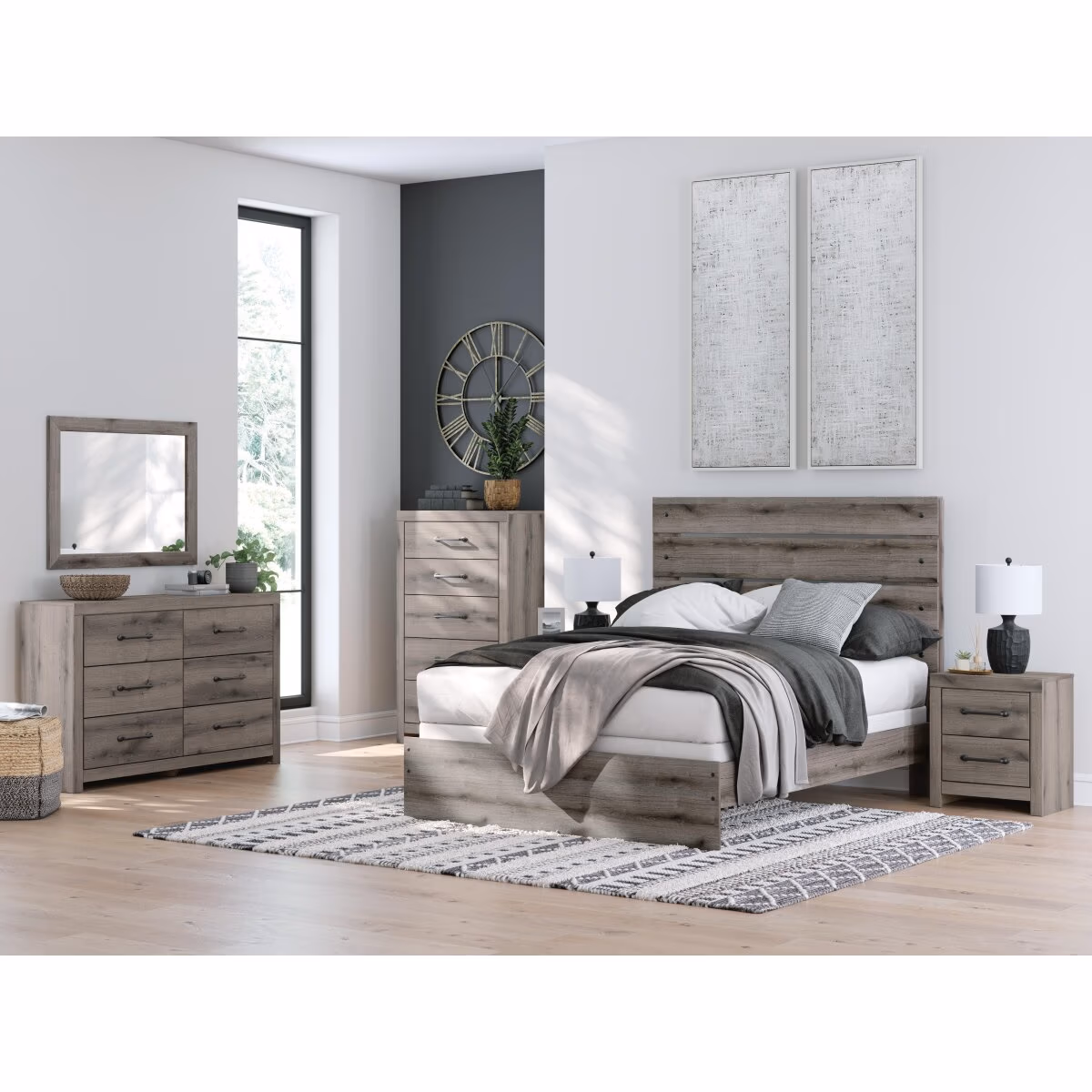 Graystorm Queen Panel Bed - Image 12