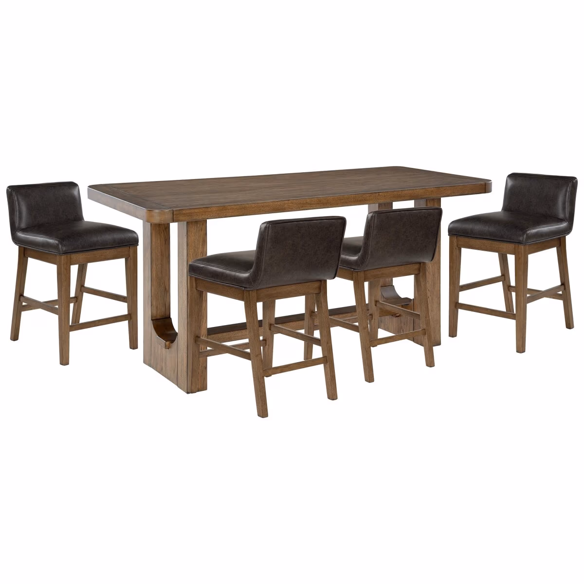 Cabalynn Counter Height Dining Table and 4 Barstools - Image 2