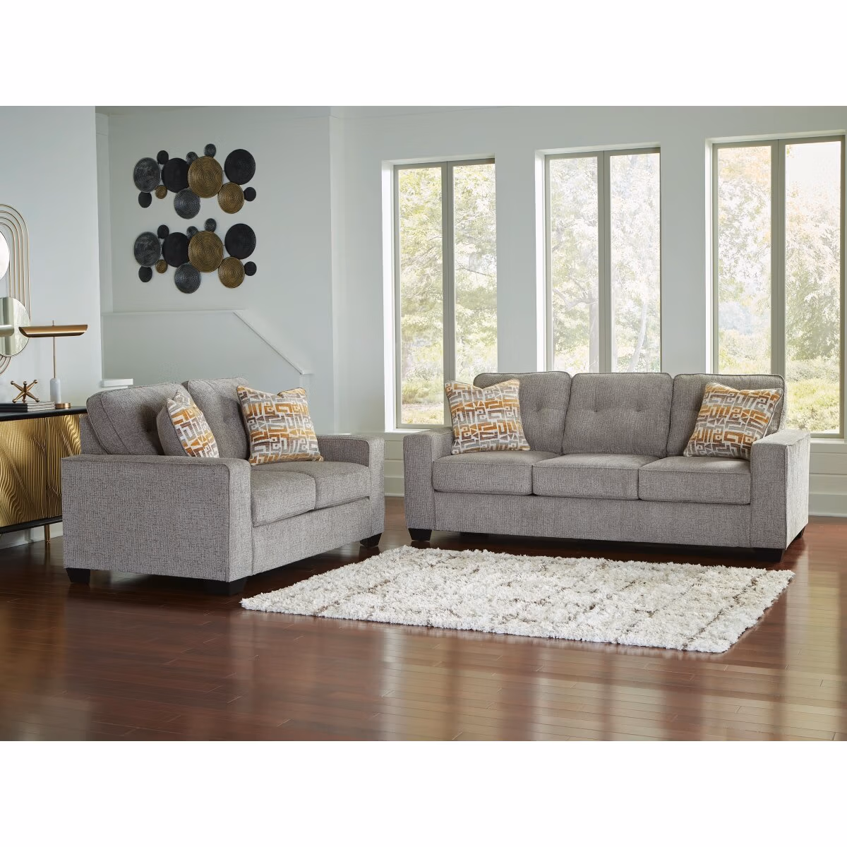Larimer Sofa and Loveseat - Image 3