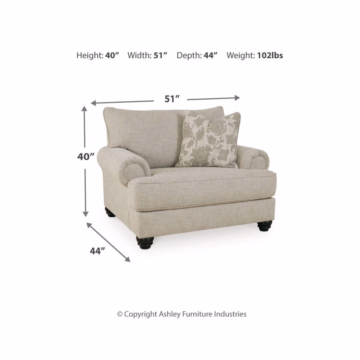 Asanti Oversized Chair - Image 8