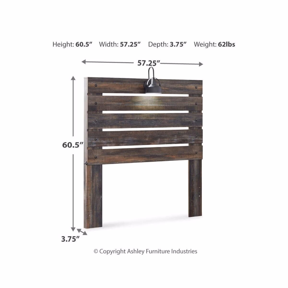 Drystan Full Panel Headboard - Image 5