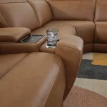 Magic Man 6-Piece Power Reclining Sectional with Console - Image 8