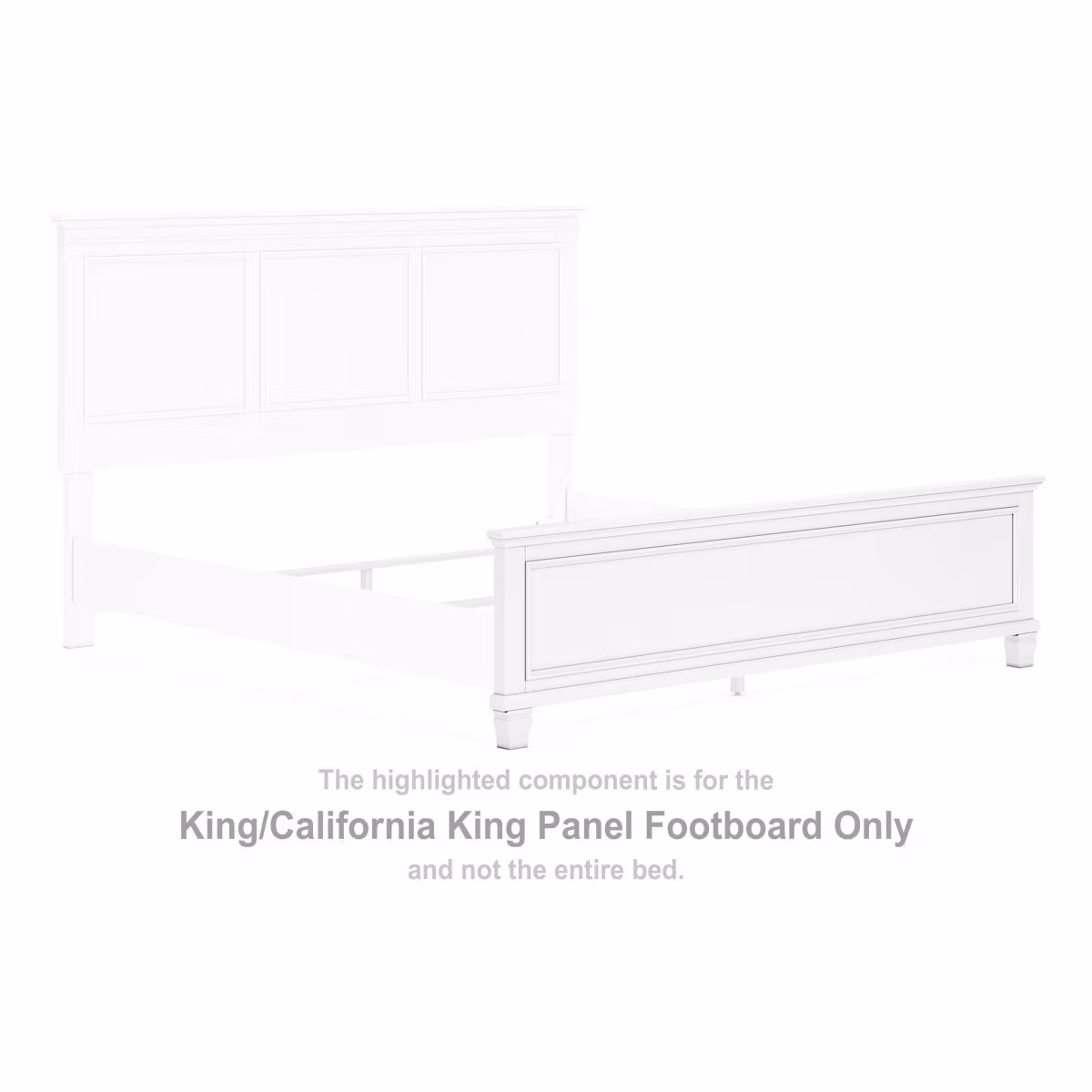 Fortman King/California King Panel Footboard - Image 3