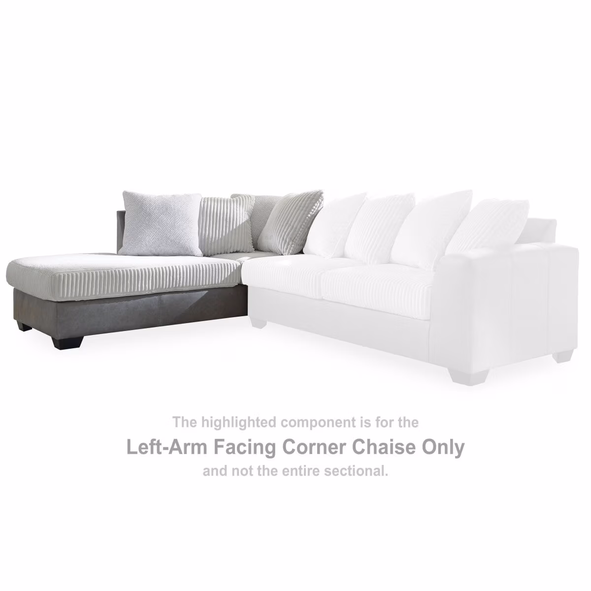 Clairette Court Left-Arm Facing Corner Chaise - Image 3