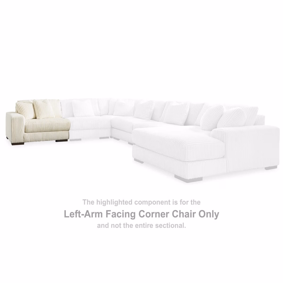Lindyn Left-Arm Facing Corner Chair - Image 3