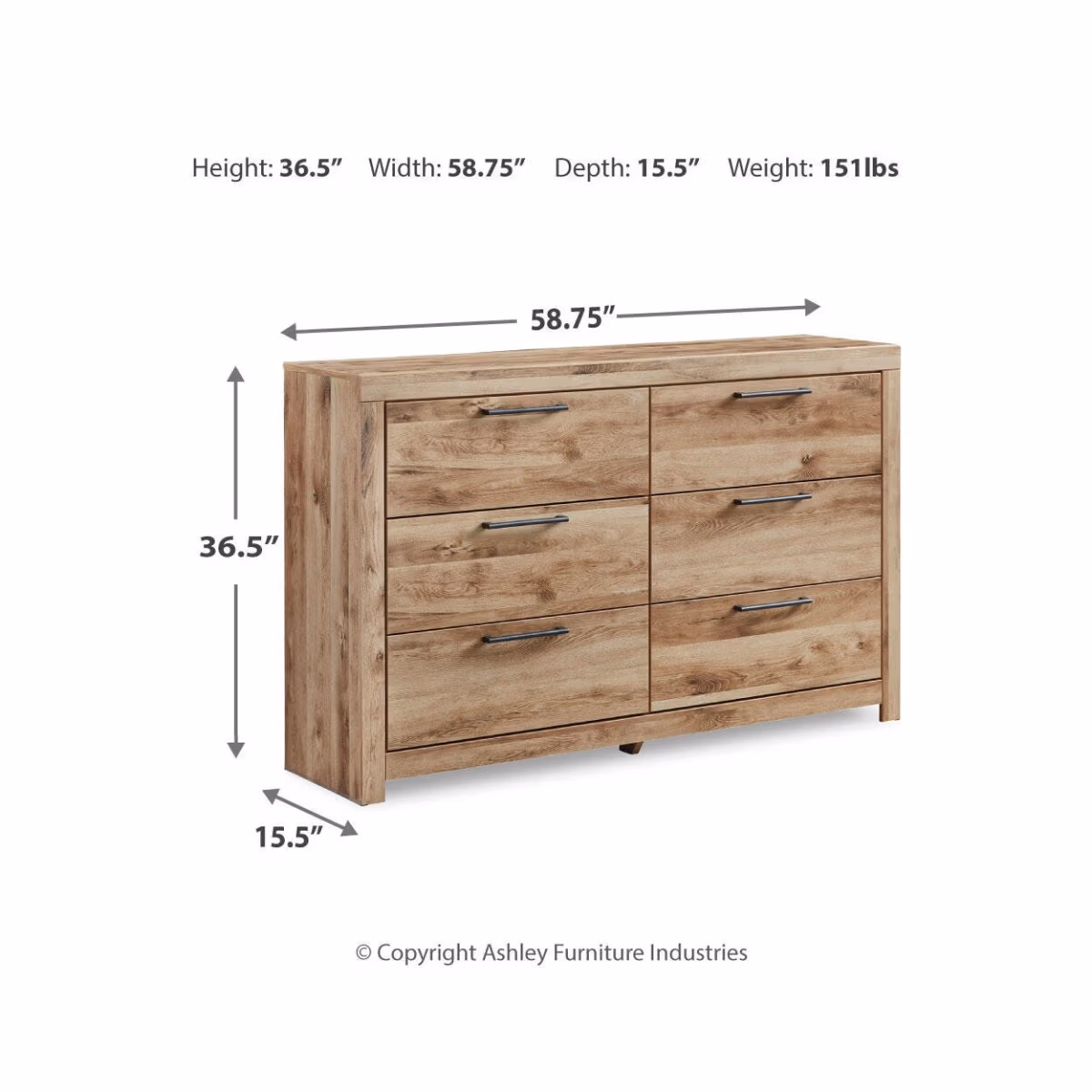 Hyanna Queen Panel Storage Bed, Dresser and Nightstand - Image 6