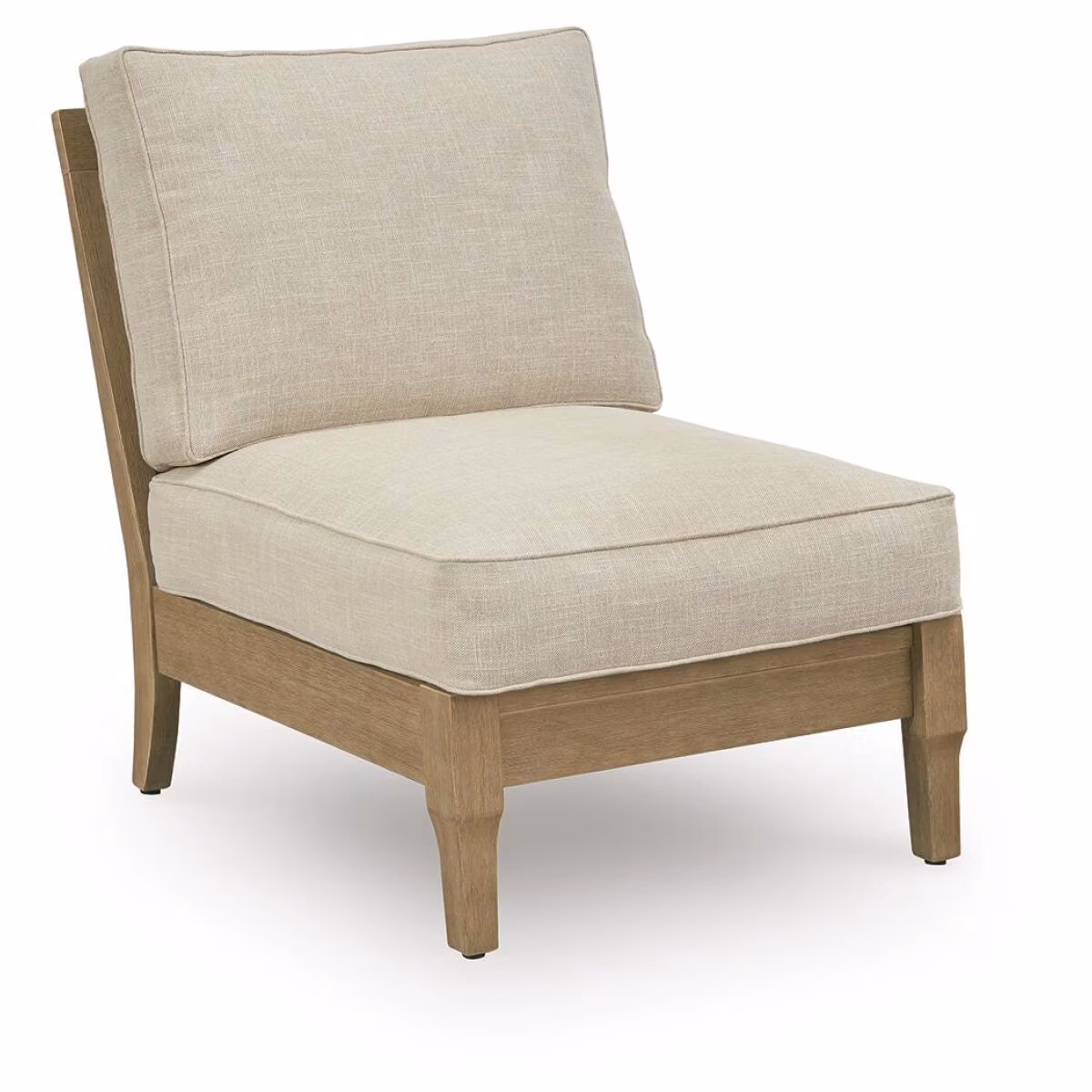 Clare View Armless Chair with Cushion - Image 2