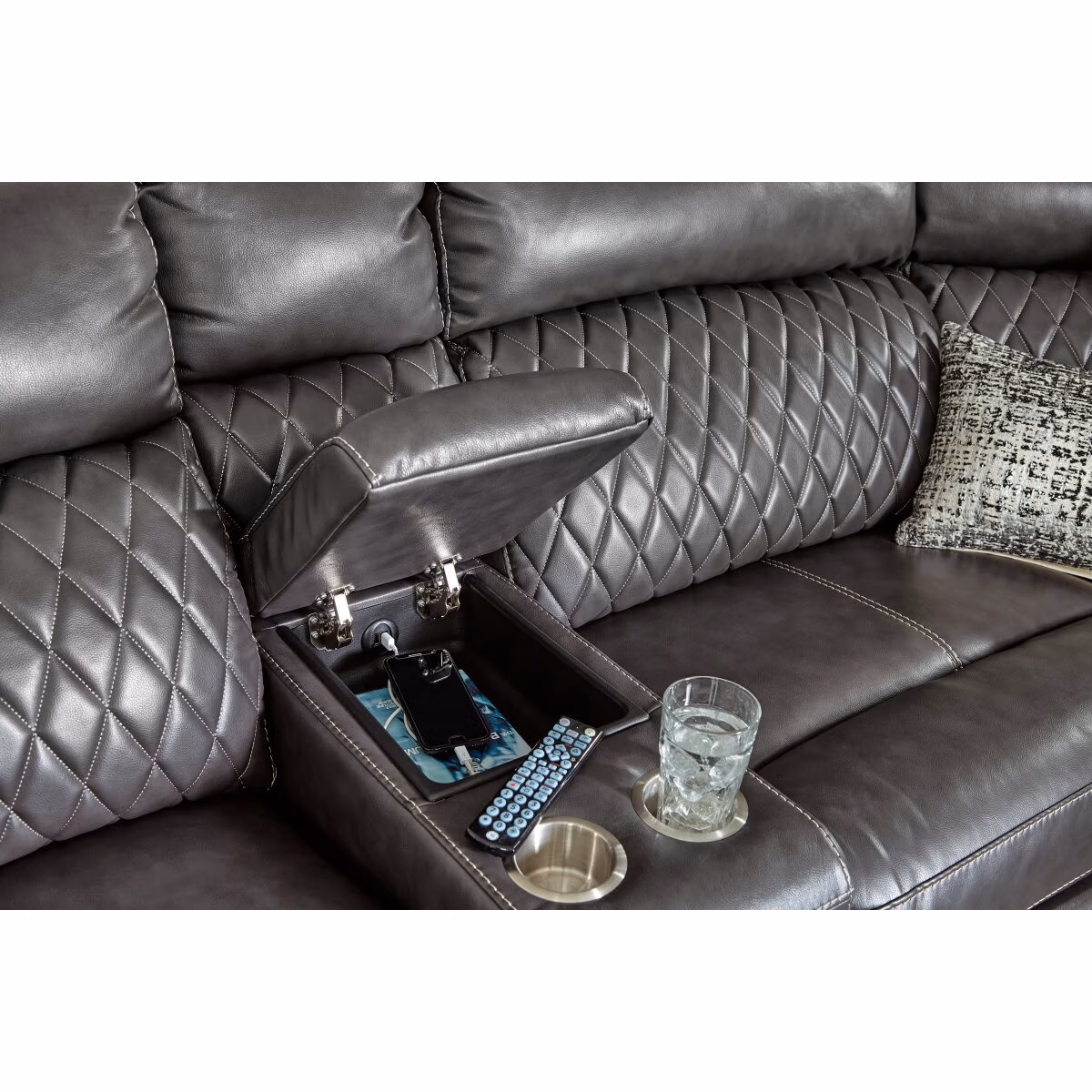 Samperstone 6-Piece Power Reclining Sectional - Image 7