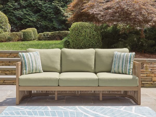 Serena Shores Outdoor Sofa with Cushion - Image 3