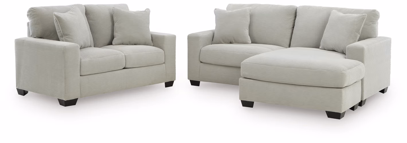 Greenbriar Sofa Chaise and Loveseat