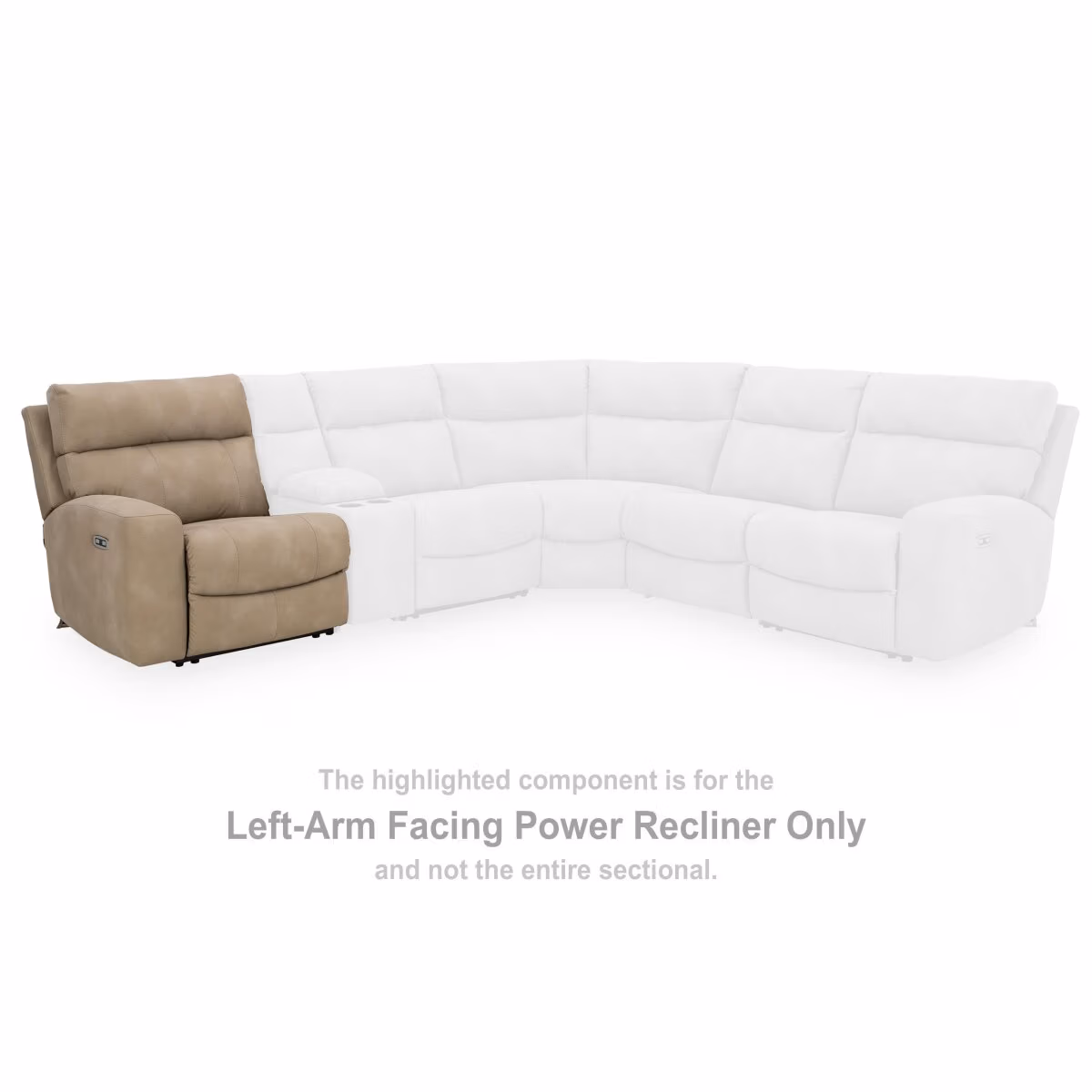 Next-Gen Durapella Left-Arm Facing Power Recliner - Image 3